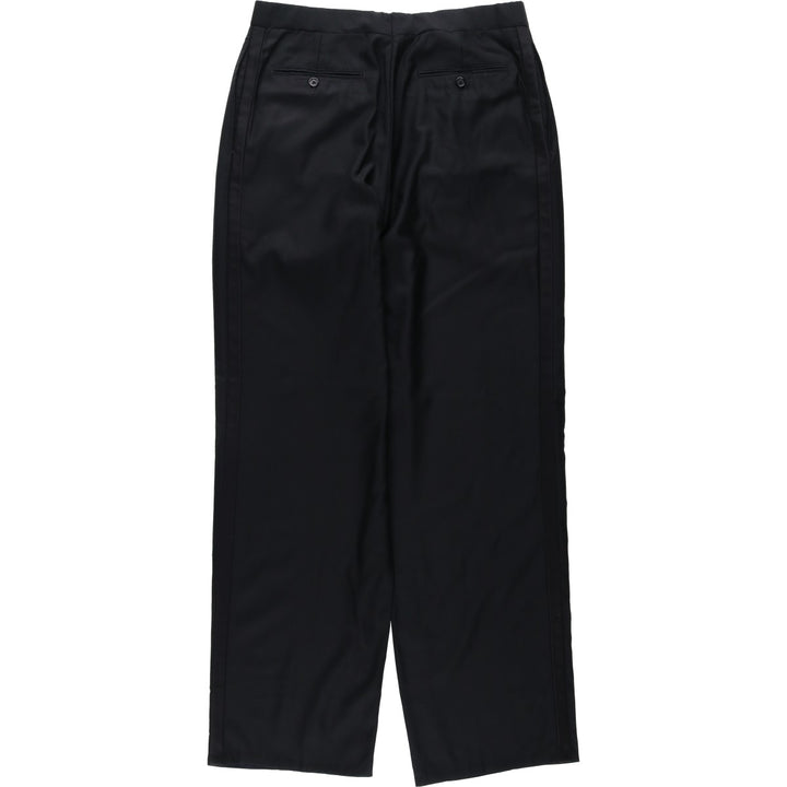 Brooks Brothers ESTABLISHED 1818 Wool Pants, Two-Pleat Slacks, Men's W32 (approx.), Vintage wool black type Vintage Second Hand
