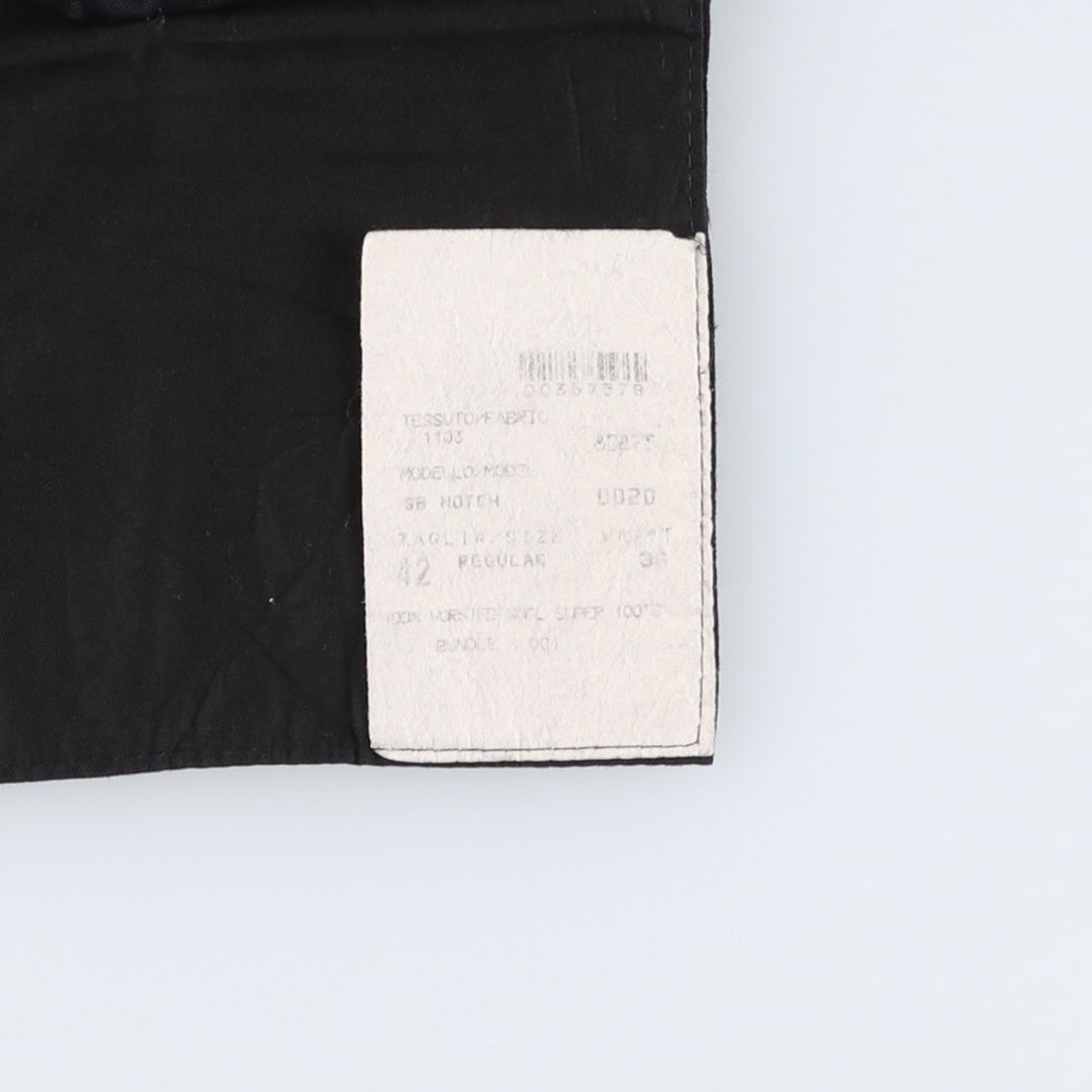 Brooks Brothers ESTABLISHED 1818 Wool Pants, Two-Pleat Slacks, Men's W32 (approx.), Vintage wool black type Vintage Second Hand