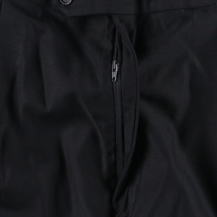 Brooks Brothers ESTABLISHED 1818 Wool Pants, Two-Pleat Slacks, Men's W32 (approx.), Vintage wool black type Vintage Second Hand