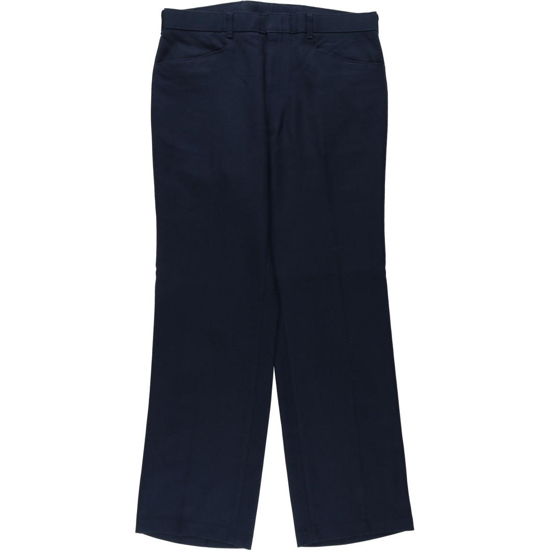 Vintage 80s-90'S Levi's Action Slacks, Men's Size 34 unclear navy blue type Vintage Second Hand