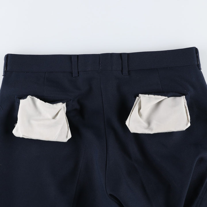 Vintage 80s-90'S Levi's Action Slacks, Men's Size 34 unclear navy blue type Vintage Second Hand
