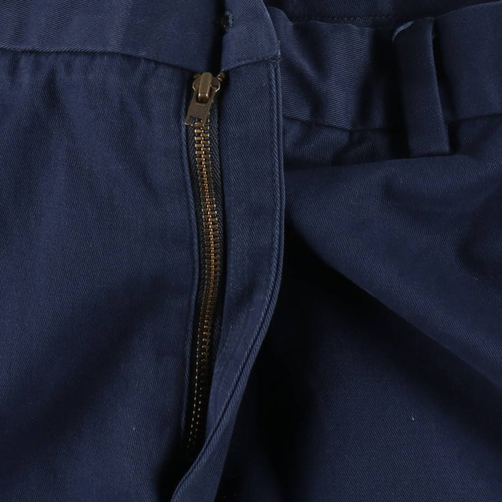 Brooks Brothers 346 all-over print chino pants, men's size W36 (approx.) cotton navy blue type Vintage Second Hand