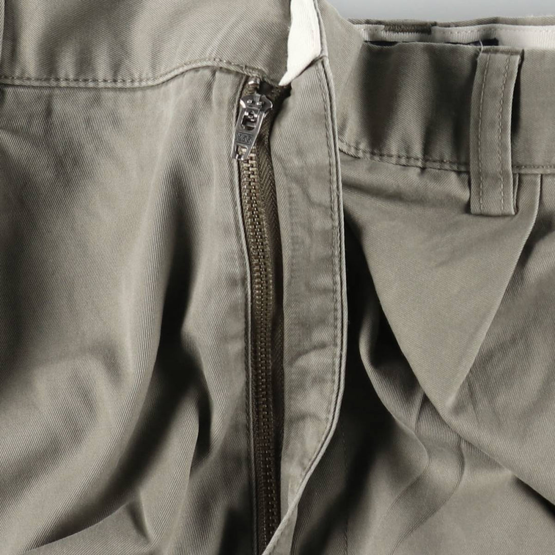 Ralph Lauren POLO by Ralph Lauren HAMMOND PANT, two-pleat chino pants, men's w36 equivalent cotton Khaki type Vintage Second Hand