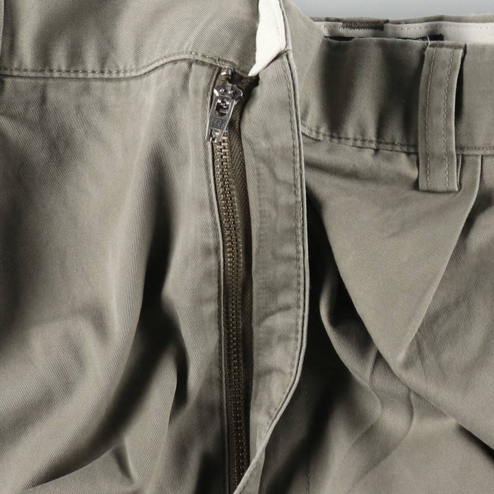 Ralph Lauren POLO by Ralph Lauren HAMMOND PANT, two-pleat chino pants, men's w36 equivalent cotton Khaki type Vintage Second Hand