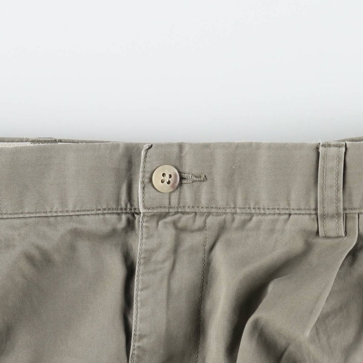 Ralph Lauren POLO by Ralph Lauren HAMMOND PANT, two-pleat chino pants, men's w36 equivalent cotton Khaki type Vintage Second Hand