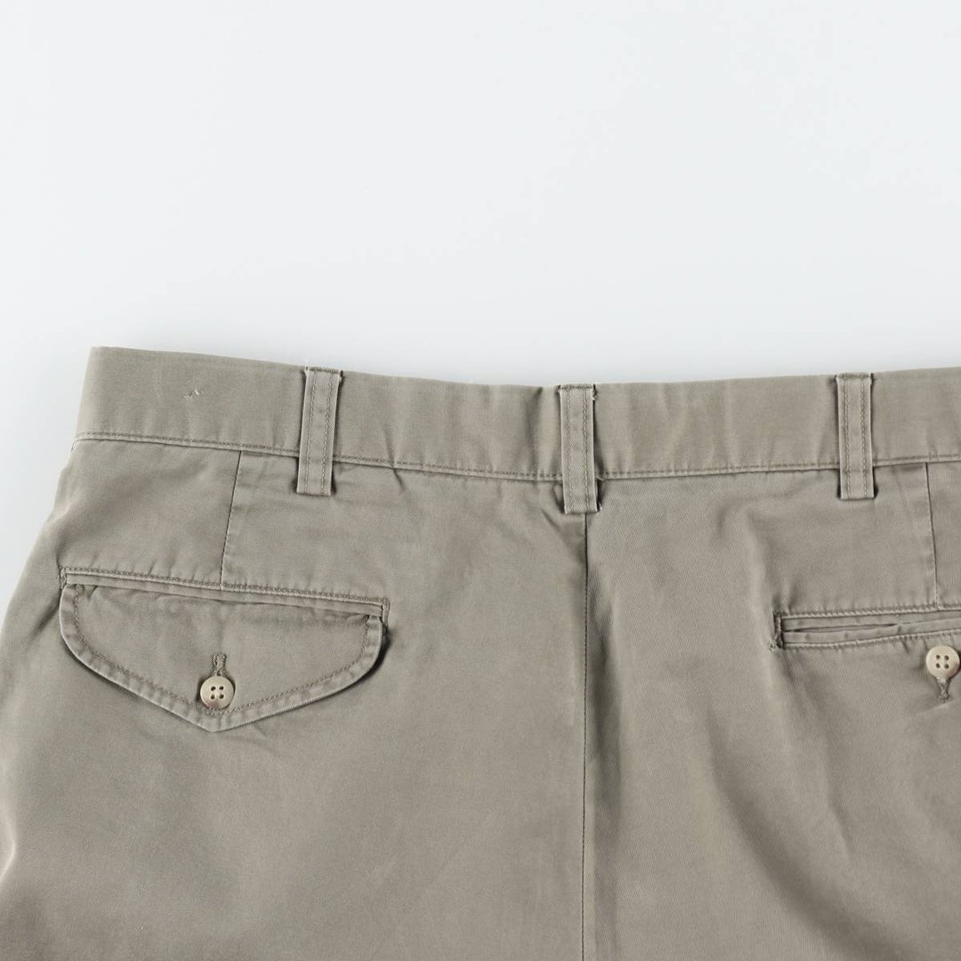 Ralph Lauren POLO by Ralph Lauren HAMMOND PANT, two-pleat chino pants, men's w36 equivalent cotton Khaki type Vintage Second Hand