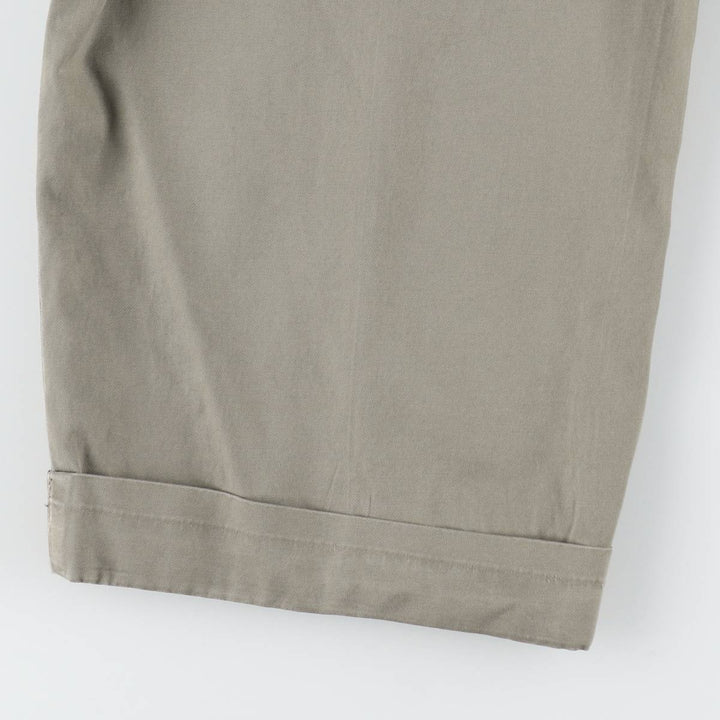 Ralph Lauren POLO by Ralph Lauren HAMMOND PANT, two-pleat chino pants, men's w36 equivalent cotton Khaki type Vintage Second Hand