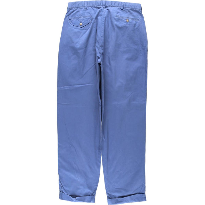 Ralph Lauren POLO by Ralph Lauren HAMMOND PANT, two-pleat chino pants, men's w35 equivalent cotton blue type Vintage Second Hand