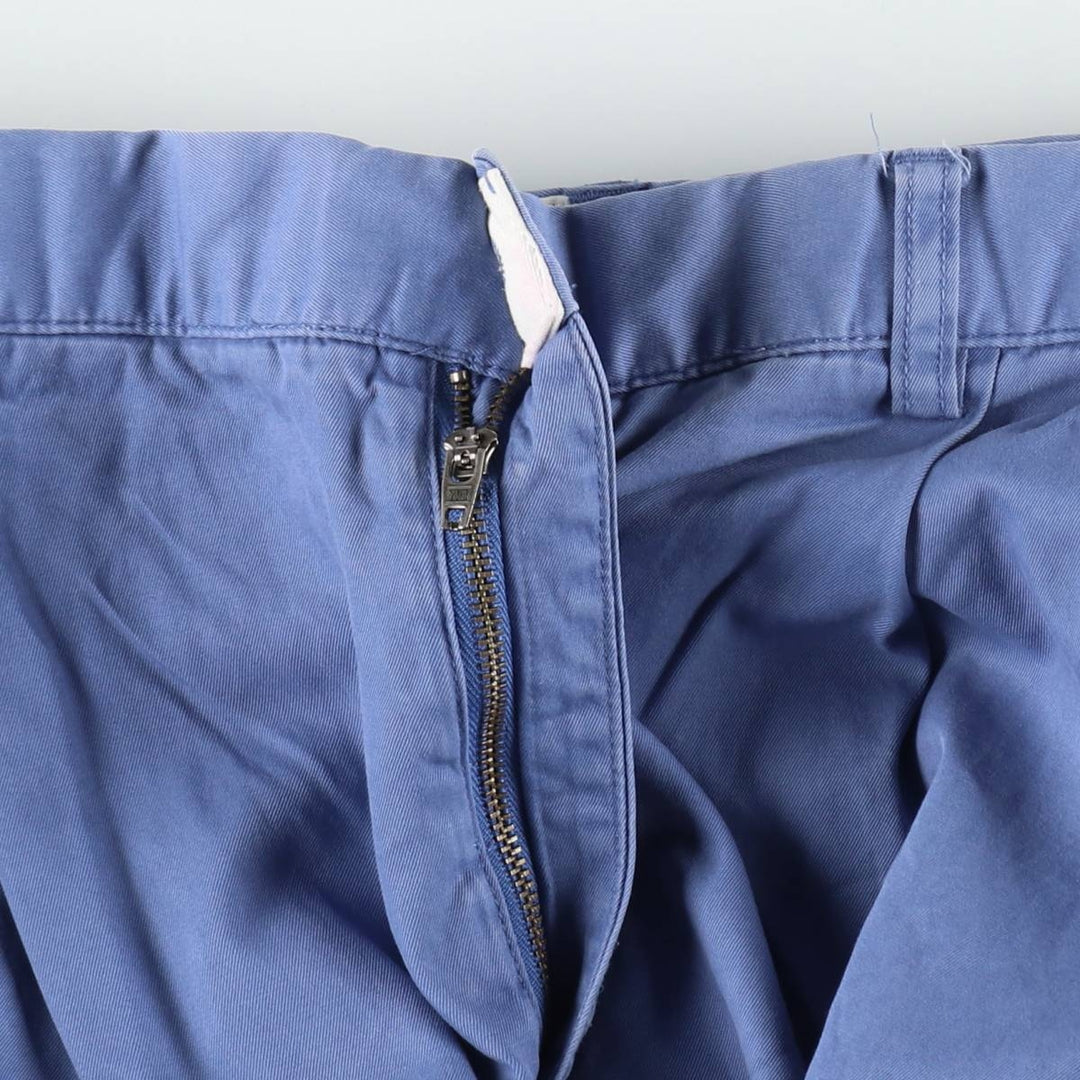 Ralph Lauren POLO by Ralph Lauren HAMMOND PANT, two-pleat chino pants, men's w35 equivalent cotton blue type Vintage Second Hand