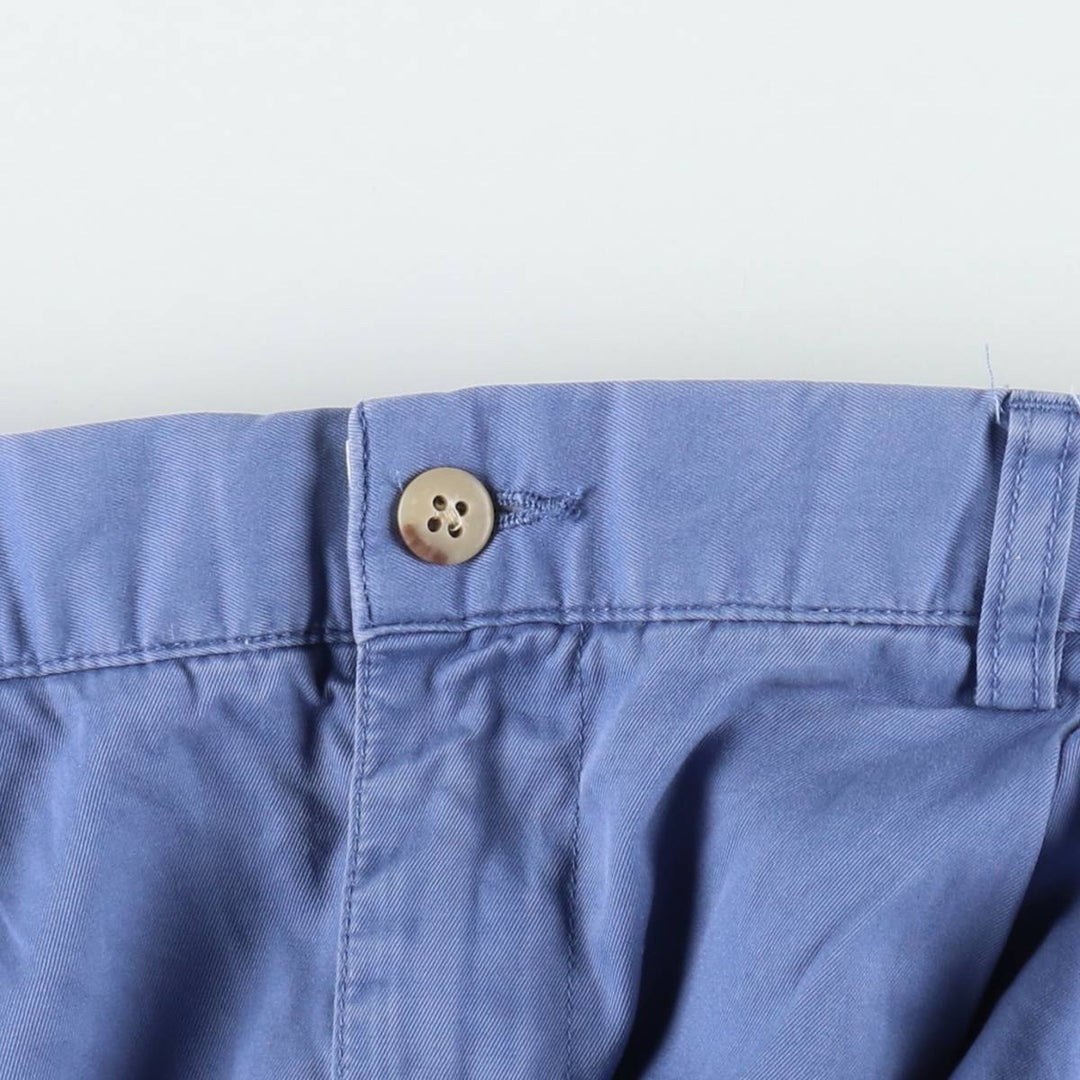 Ralph Lauren POLO by Ralph Lauren HAMMOND PANT, two-pleat chino pants, men's w35 equivalent cotton blue type Vintage Second Hand