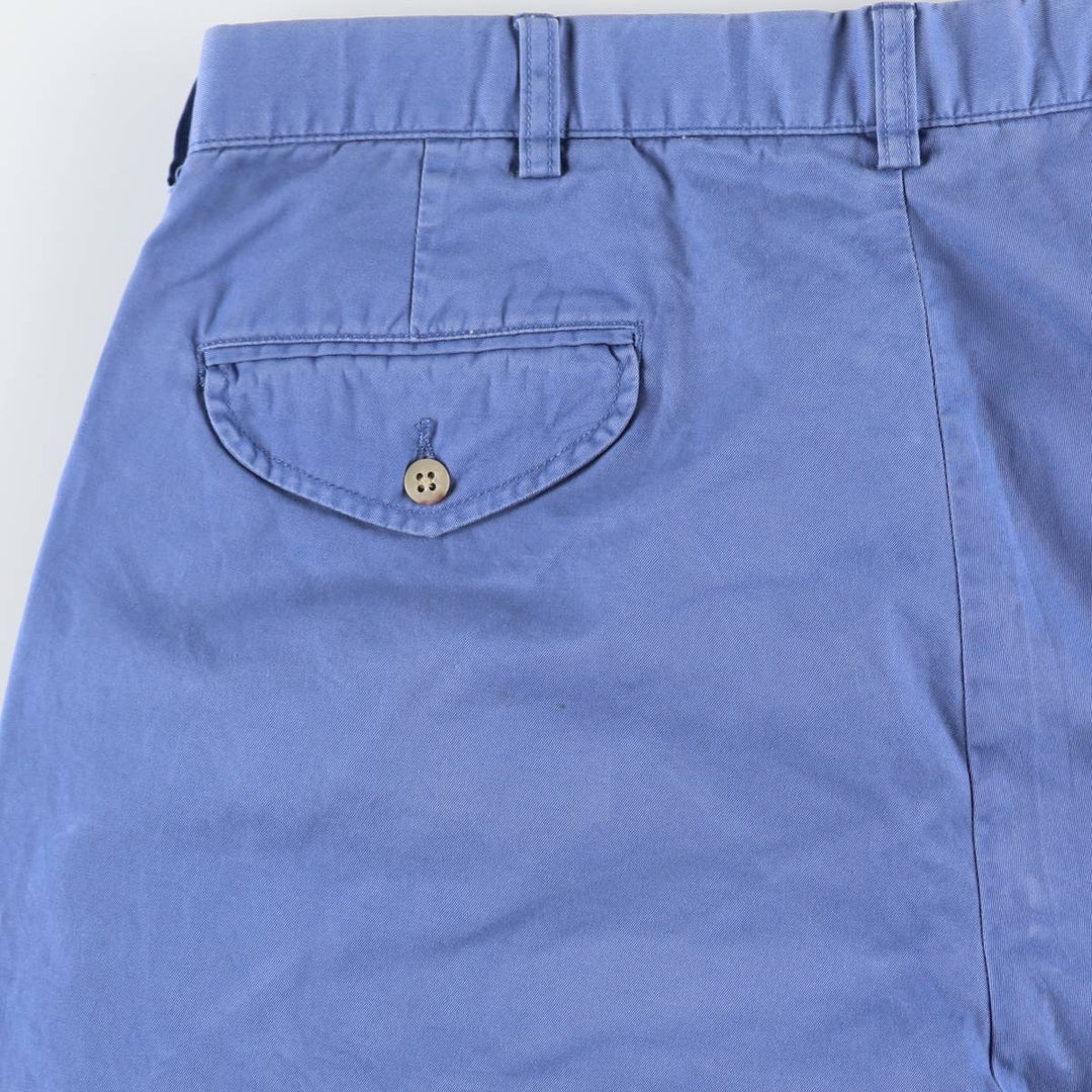 Ralph Lauren POLO by Ralph Lauren HAMMOND PANT, two-pleat chino pants, men's w35 equivalent cotton blue type Vintage Second Hand