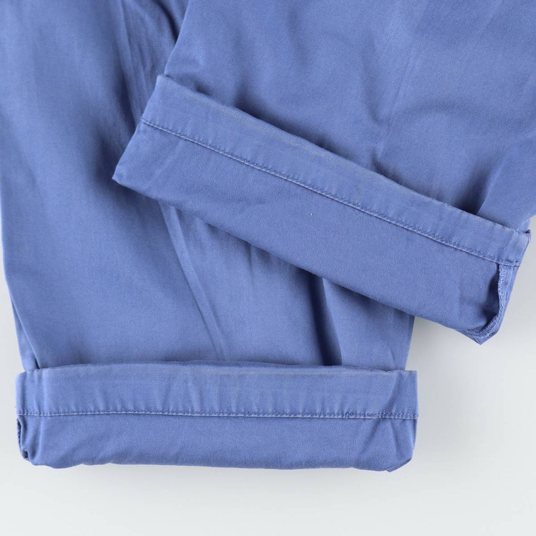 Ralph Lauren POLO by Ralph Lauren HAMMOND PANT, two-pleat chino pants, men's w35 equivalent cotton blue type Vintage Second Hand