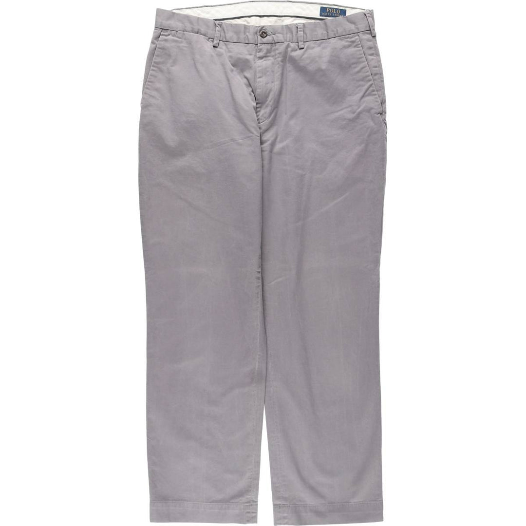 Ralph Lauren POLO RALPH LAUREN Stretch Classic Fit Chino Pants, Men's W35 (approx.) cotton gray type Vintage Second Hand