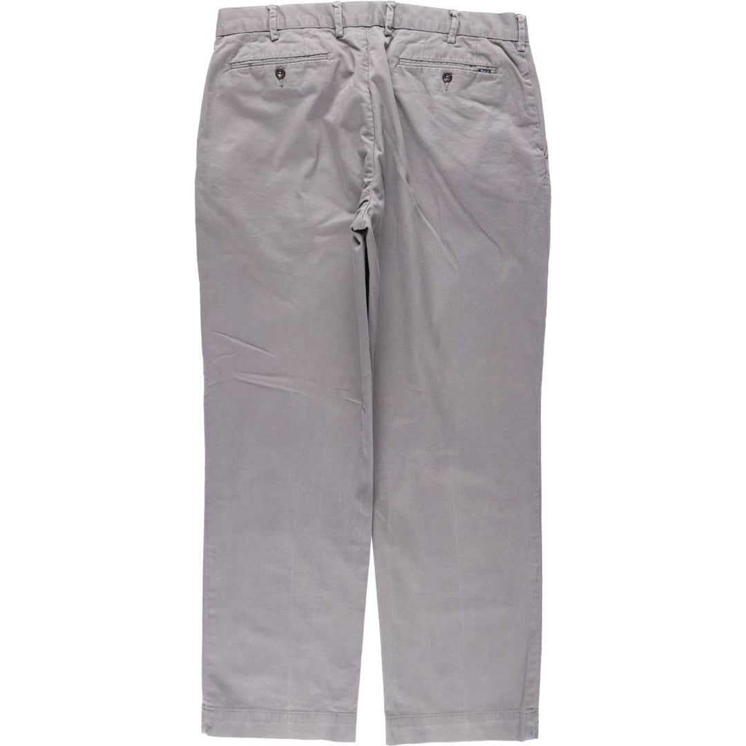 Ralph Lauren POLO RALPH LAUREN Stretch Classic Fit Chino Pants, Men's W35 (approx.) cotton gray type Vintage Second Hand