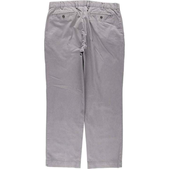 Ralph Lauren POLO RALPH LAUREN Stretch Classic Fit Chino Pants, Men's W35 (approx.) cotton gray type Vintage Second Hand