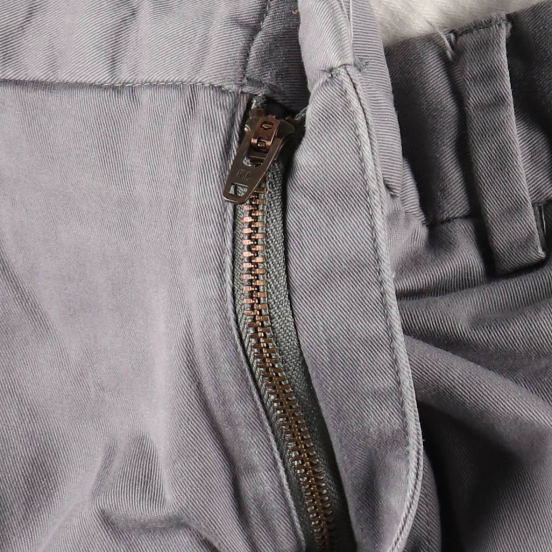 Ralph Lauren POLO RALPH LAUREN Stretch Classic Fit Chino Pants, Men's W35 (approx.) cotton gray type Vintage Second Hand