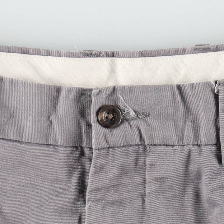 Ralph Lauren POLO RALPH LAUREN Stretch Classic Fit Chino Pants, Men's W35 (approx.) cotton gray type Vintage Second Hand