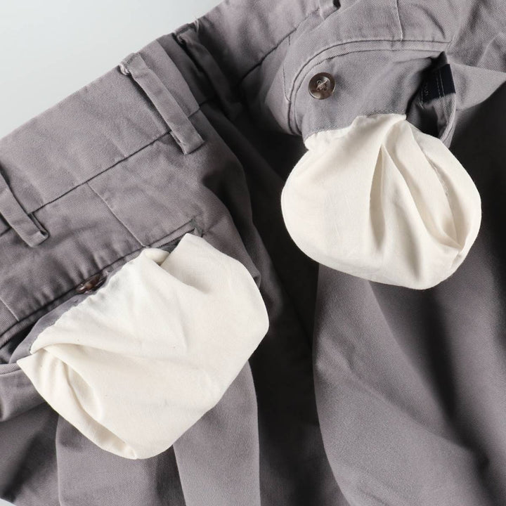Ralph Lauren POLO RALPH LAUREN Stretch Classic Fit Chino Pants, Men's W35 (approx.) cotton gray type Vintage Second Hand
