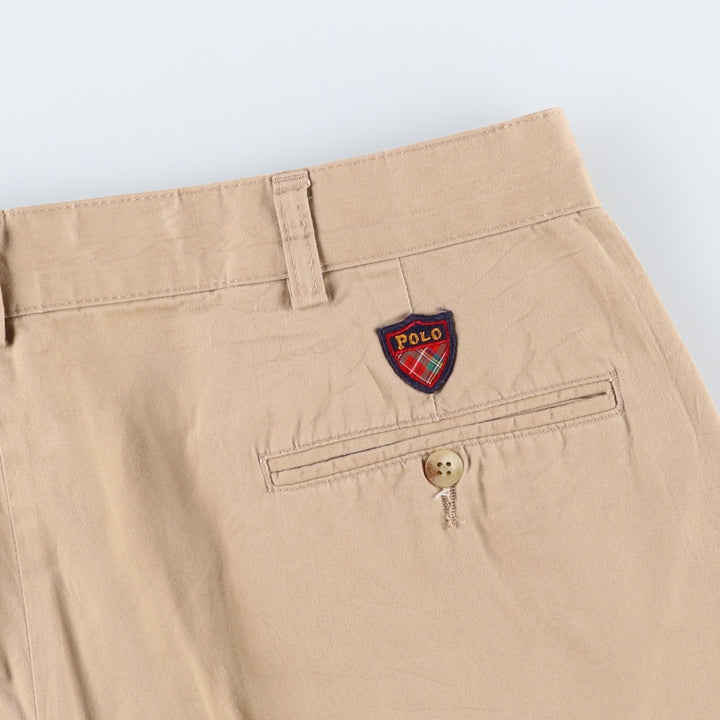 Ralph Lauren POLO GOLF two-pleat chino pants, men's size W35 cotton Beige type Vintage Second Hand