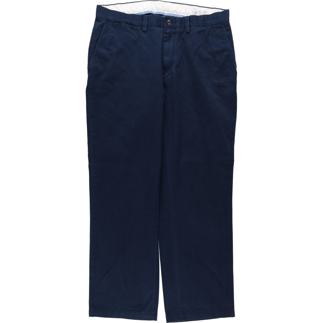 Ralph Lauren POLO RALPH LAUREN Relaxed Fit Chino Pants, Men's Size W35 (approx.) cotton navy blue type Vintage Second Hand