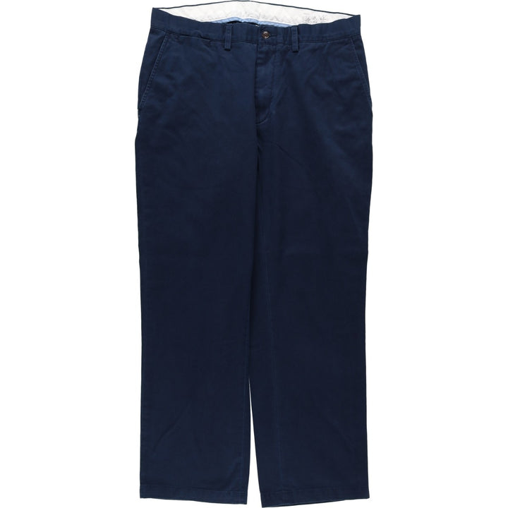 Ralph Lauren POLO RALPH LAUREN Relaxed Fit Chino Pants, Men's Size W35 (approx.) cotton navy blue type Vintage Second Hand
