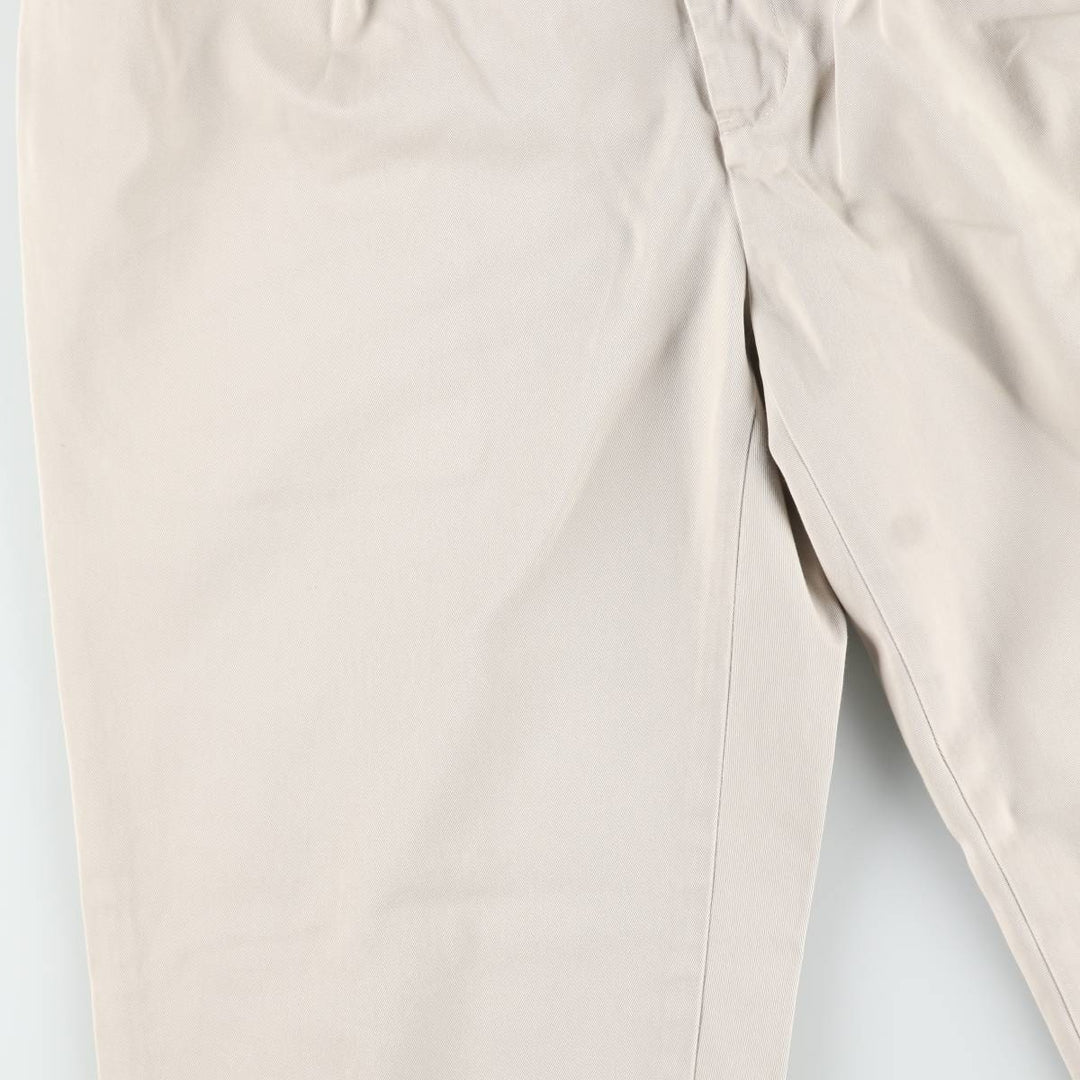 Ralph Lauren POLO by Ralph Lauren ANDREW PANT Two-pleat chino pants for men, equivalent to w36 cotton Beige type Vintage Second Hand