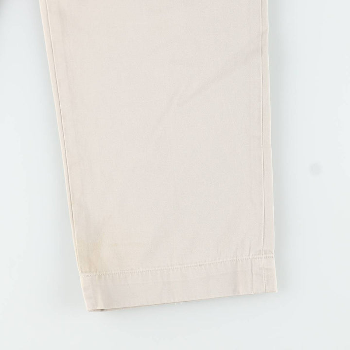 Ralph Lauren POLO by Ralph Lauren ANDREW PANT Two-pleat chino pants for men, equivalent to w36 cotton Beige type Vintage Second Hand