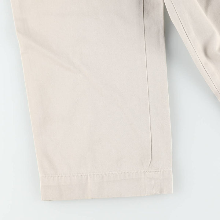 Ralph Lauren POLO by Ralph Lauren ANDREW PANT Two-pleat chino pants for men, equivalent to w36 cotton Beige type Vintage Second Hand