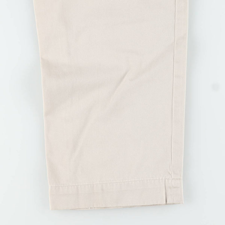 Ralph Lauren POLO by Ralph Lauren ANDREW PANT Two-pleat chino pants for men, equivalent to w36 cotton Beige type Vintage Second Hand