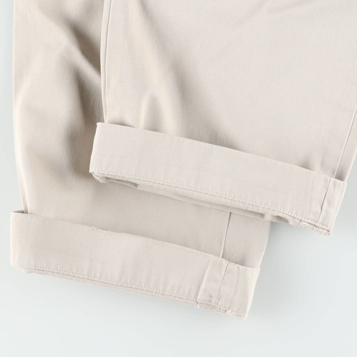 Ralph Lauren POLO by Ralph Lauren ANDREW PANT Two-pleat chino pants for men, equivalent to w36 cotton Beige type Vintage Second Hand