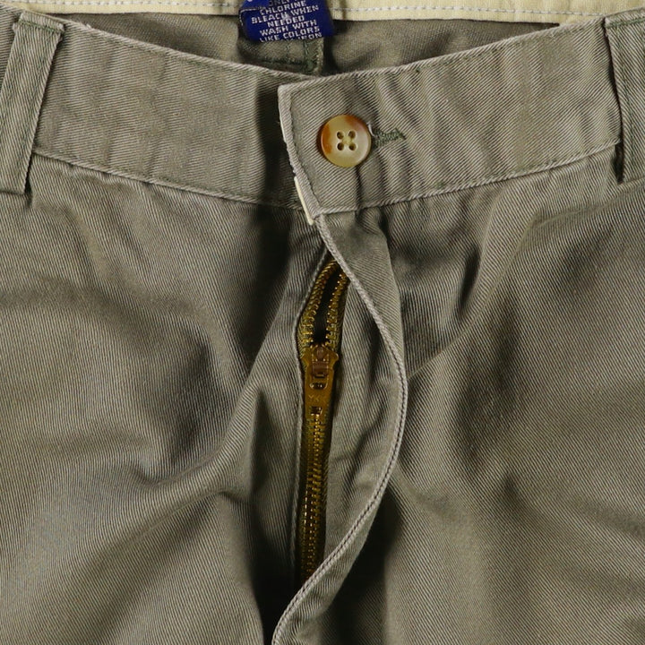 Ralph Lauren Polo Ralph Lauren Chino Pants, Men's Size W35 (approx.) cotton Beige type Vintage Second Hand
