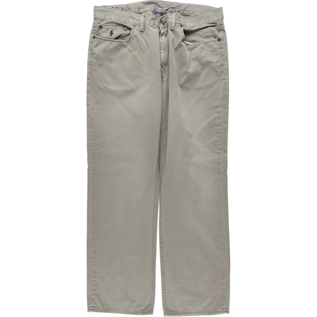 Ralph Lauren Polo Ralph Lauren Chino Pants, Men's Size W35 (approx.) cotton gray type Vintage Second Hand