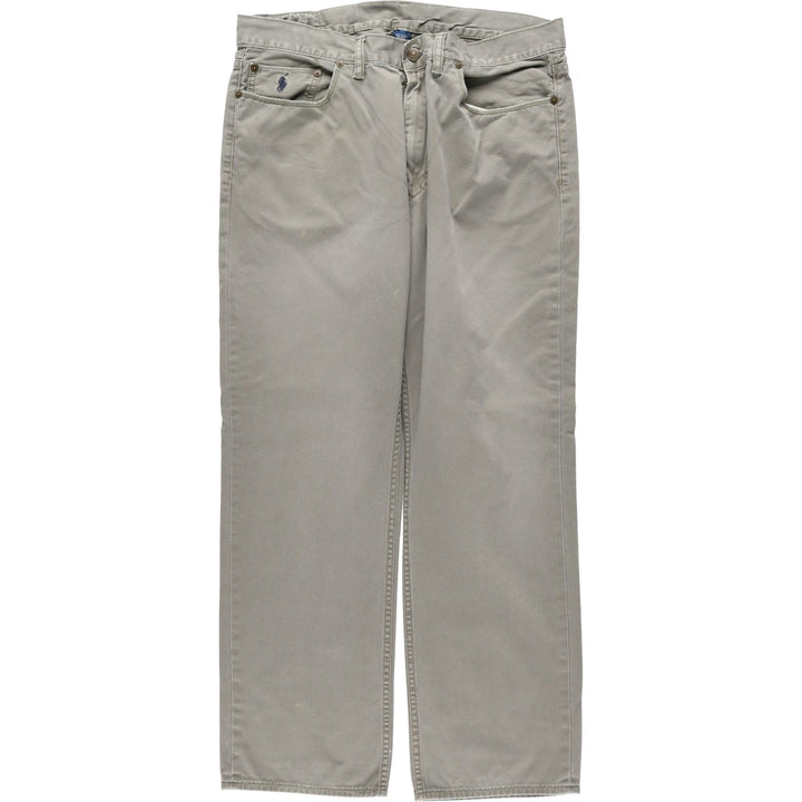 Ralph Lauren Polo Ralph Lauren Chino Pants, Men's Size W35 (approx.) cotton gray type Vintage Second Hand