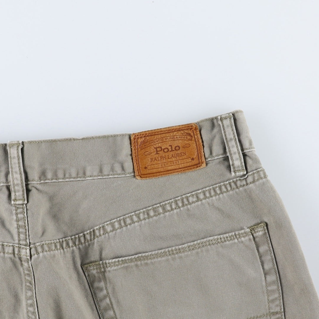 Ralph Lauren Polo Ralph Lauren Chino Pants, Men's Size W35 (approx.) cotton gray type Vintage Second Hand