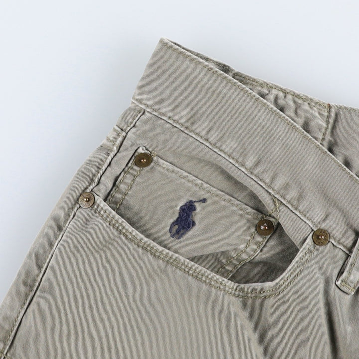 Ralph Lauren Polo Ralph Lauren Chino Pants, Men's Size W35 (approx.) cotton gray type Vintage Second Hand