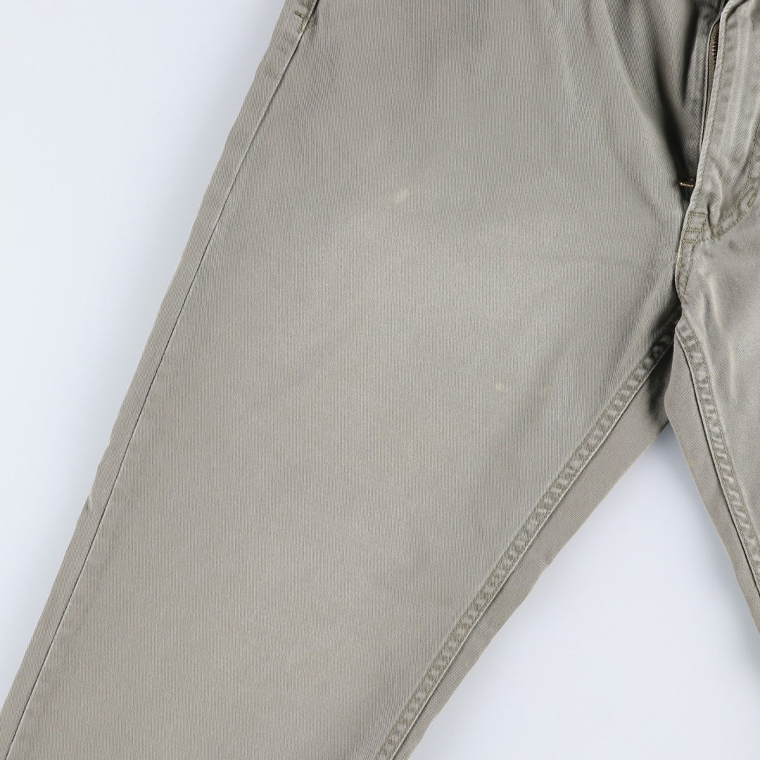 Ralph Lauren Polo Ralph Lauren Chino Pants, Men's Size W35 (approx.) cotton gray type Vintage Second Hand