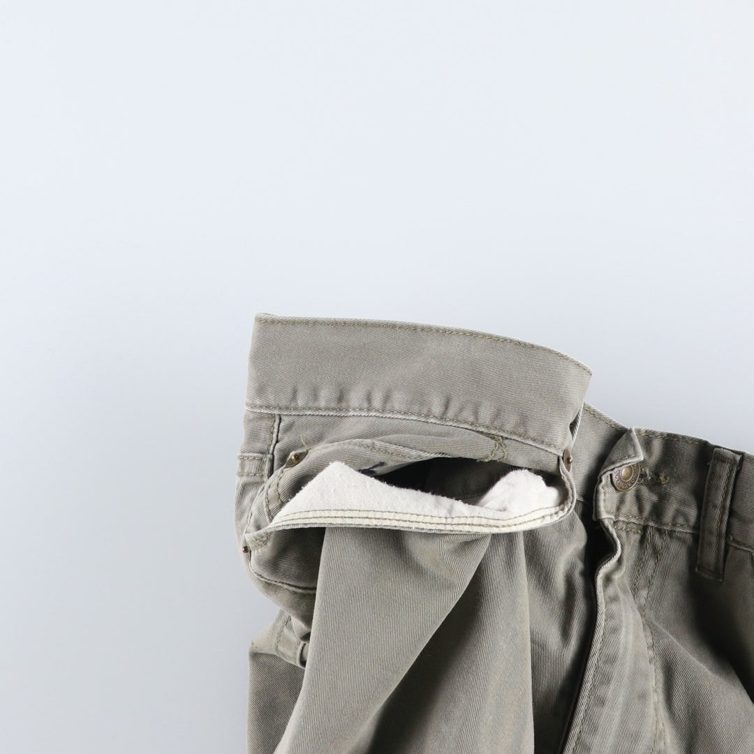 Ralph Lauren Polo Ralph Lauren Chino Pants, Men's Size W35 (approx.) cotton gray type Vintage Second Hand