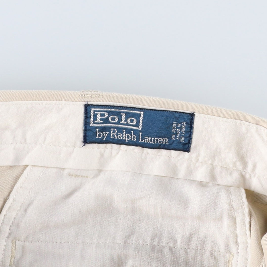 Ralph Lauren POLO by Ralph Lauren Classic Fit Chino Pants, Men's, Size W35 cotton Beige type Vintage Second Hand