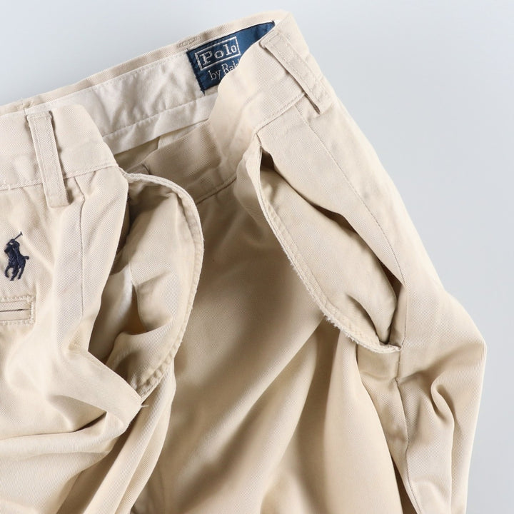 Ralph Lauren POLO by Ralph Lauren Classic Fit Chino Pants, Men's, Size W35 cotton Beige type Vintage Second Hand