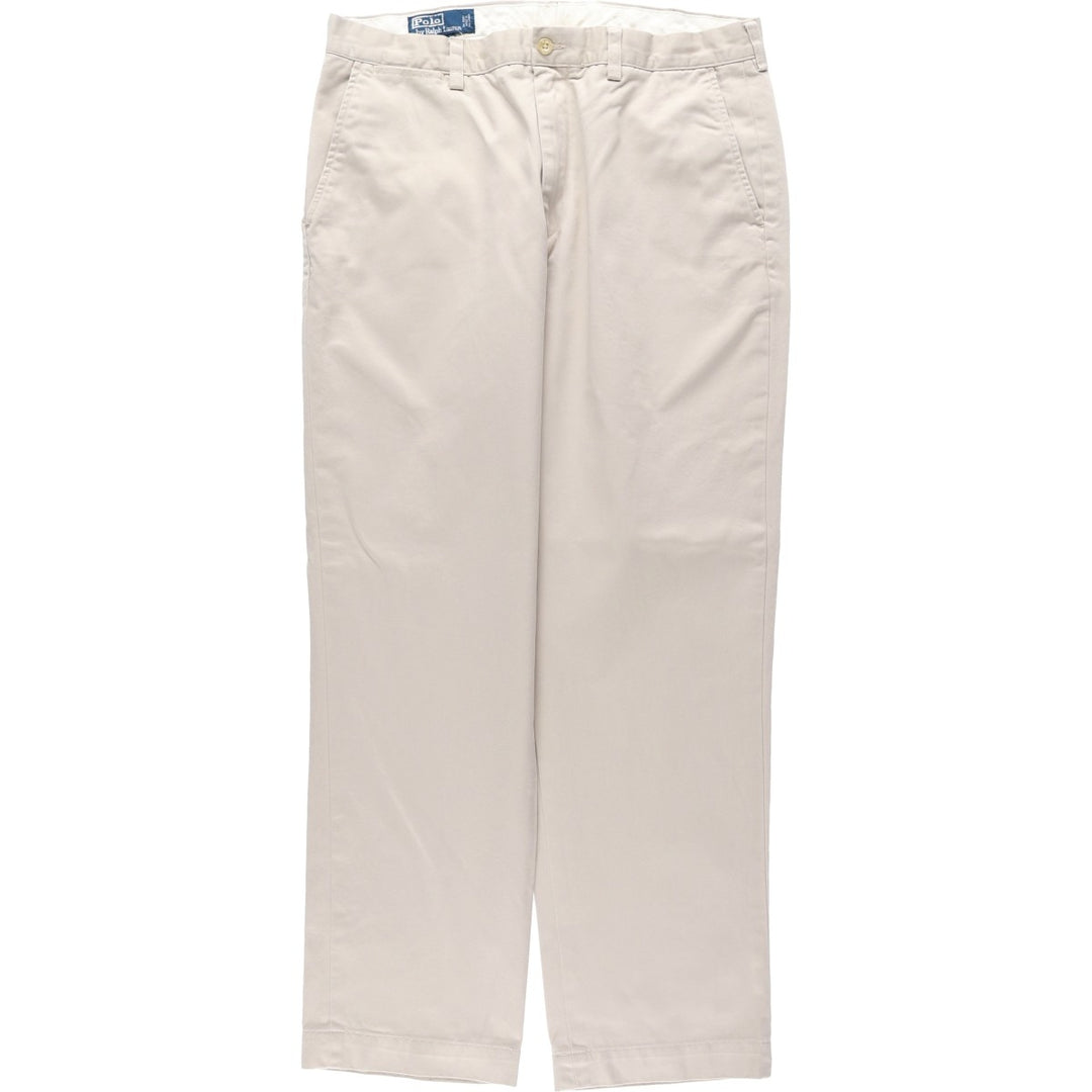 Ralph Lauren POLO by Ralph Lauren PRESTON PANT Chino pants for men, equivalent to w35 cotton Beige type Vintage Second Hand