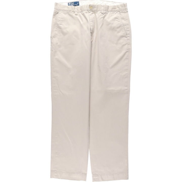 Ralph Lauren POLO by Ralph Lauren PRESTON PANT Chino pants for men, equivalent to w35 cotton Beige type Vintage Second Hand