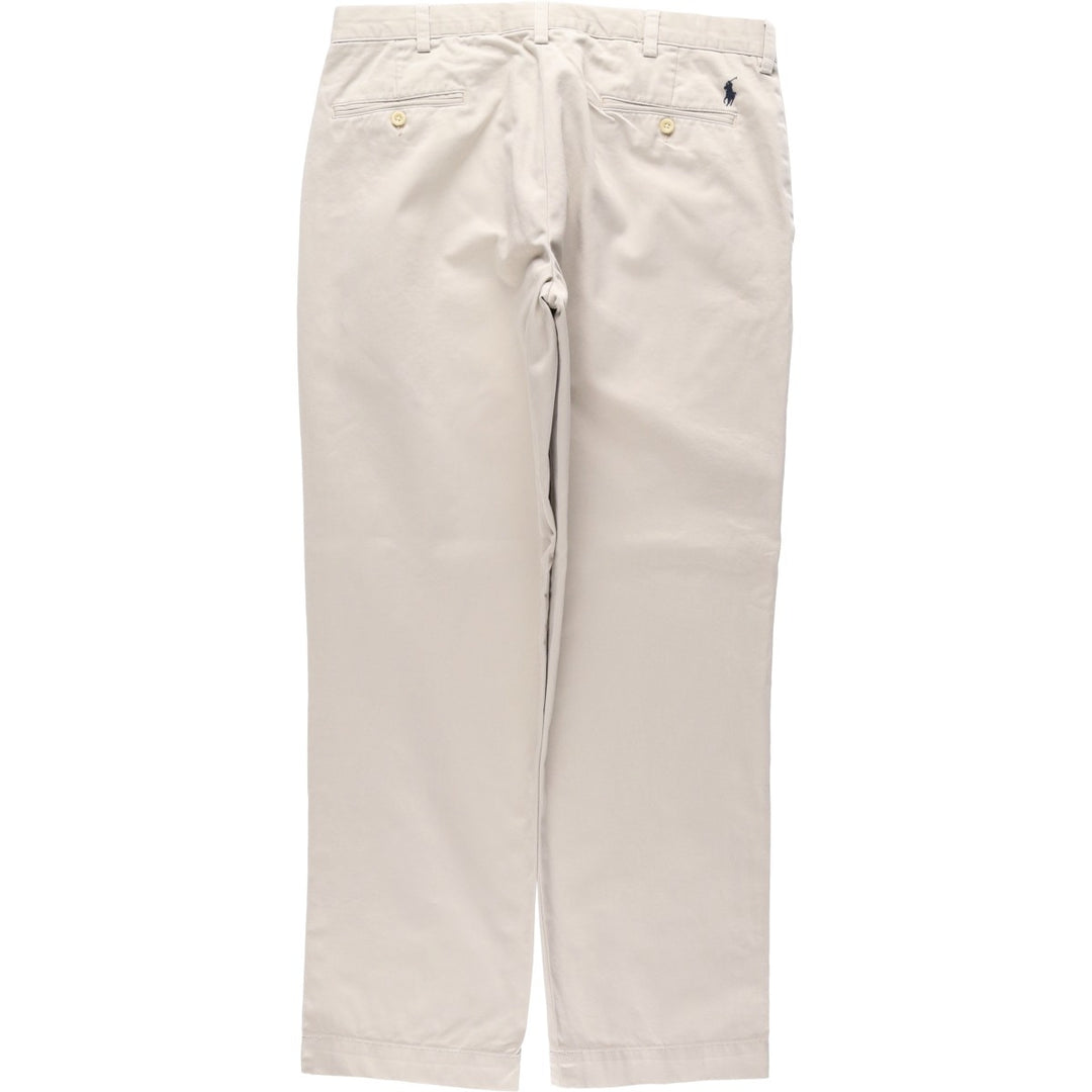 Ralph Lauren POLO by Ralph Lauren PRESTON PANT Chino pants for men, equivalent to w35 cotton Beige type Vintage Second Hand