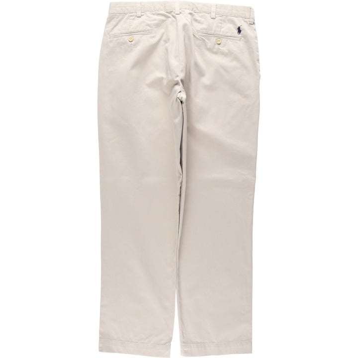 Ralph Lauren POLO by Ralph Lauren PRESTON PANT Chino pants for men, equivalent to w35 cotton Beige type Vintage Second Hand