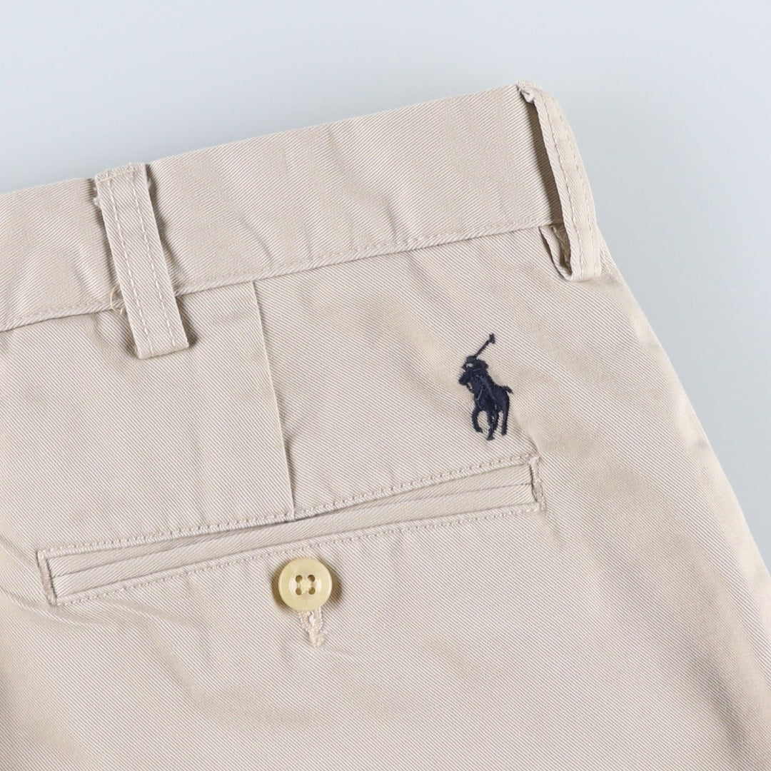 Ralph Lauren POLO by Ralph Lauren PRESTON PANT Chino pants for men, equivalent to w35 cotton Beige type Vintage Second Hand