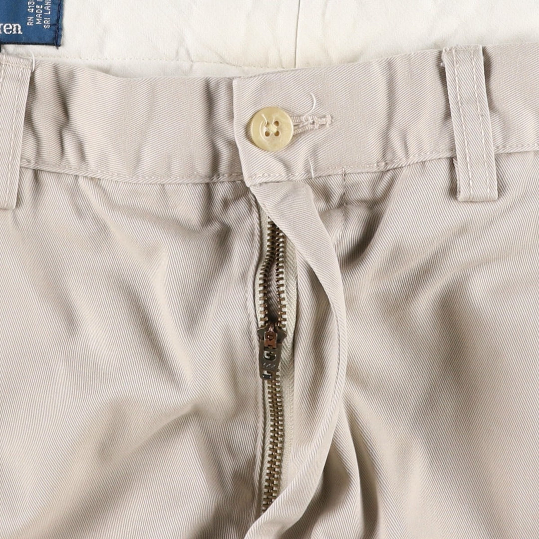 Ralph Lauren POLO by Ralph Lauren PRESTON PANT Chino pants for men, equivalent to w35 cotton Beige type Vintage Second Hand