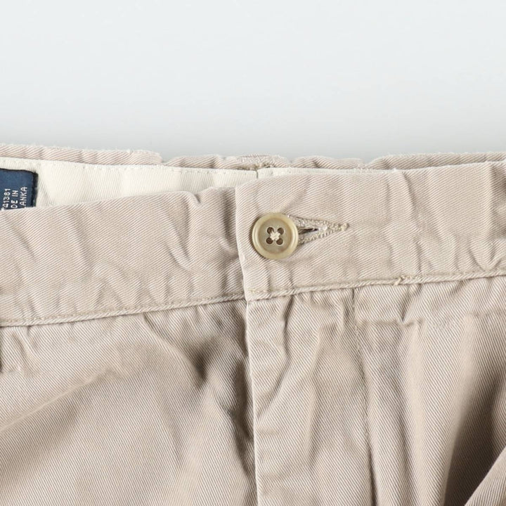 Ralph Lauren POLO by Ralph Lauren Two-pleat Chino Pants for Men, W36 cotton Beige type Vintage Second Hand