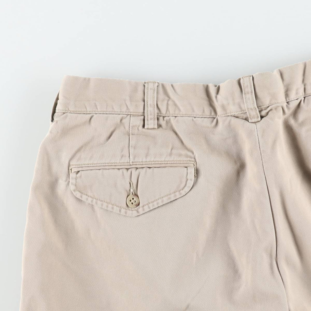 Ralph Lauren POLO by Ralph Lauren Two-pleat Chino Pants for Men, W36 cotton Beige type Vintage Second Hand