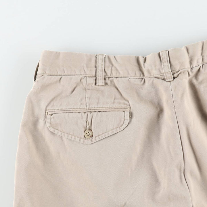 Ralph Lauren POLO by Ralph Lauren Two-pleat Chino Pants for Men, W36 cotton Beige type Vintage Second Hand