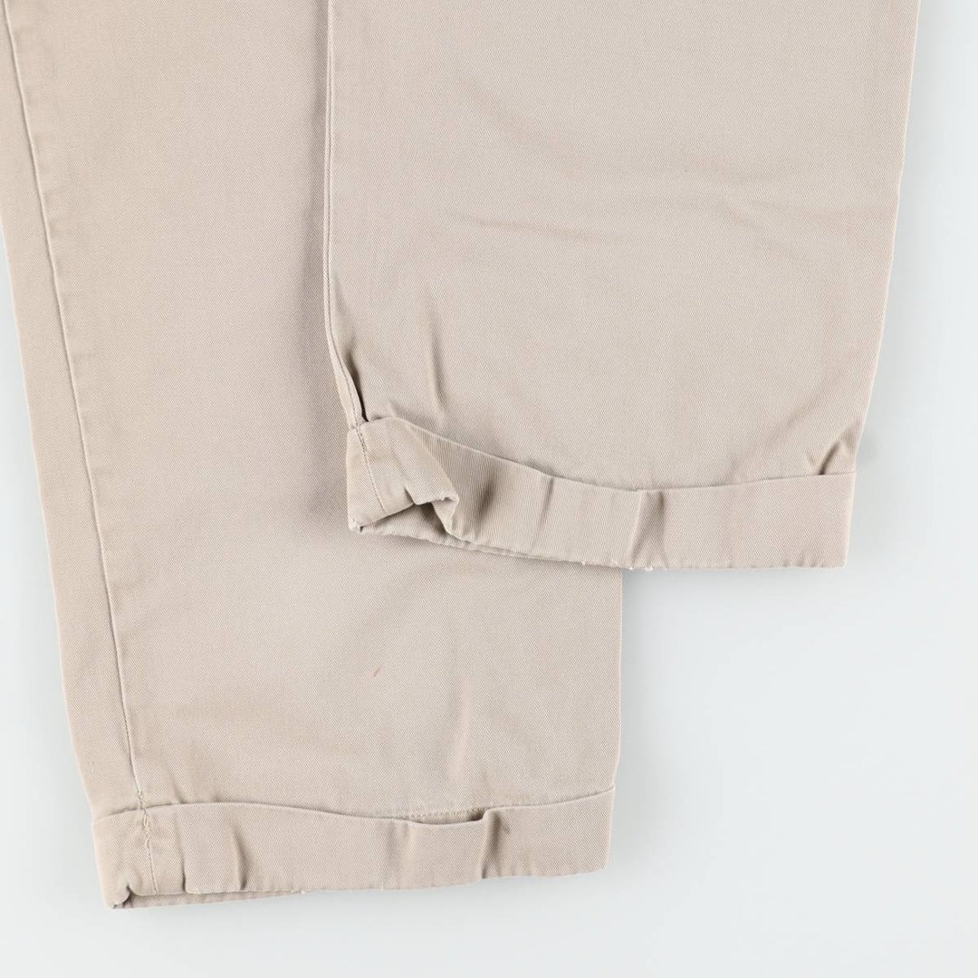 Ralph Lauren POLO by Ralph Lauren Two-pleat Chino Pants for Men, W36 cotton Beige type Vintage Second Hand
