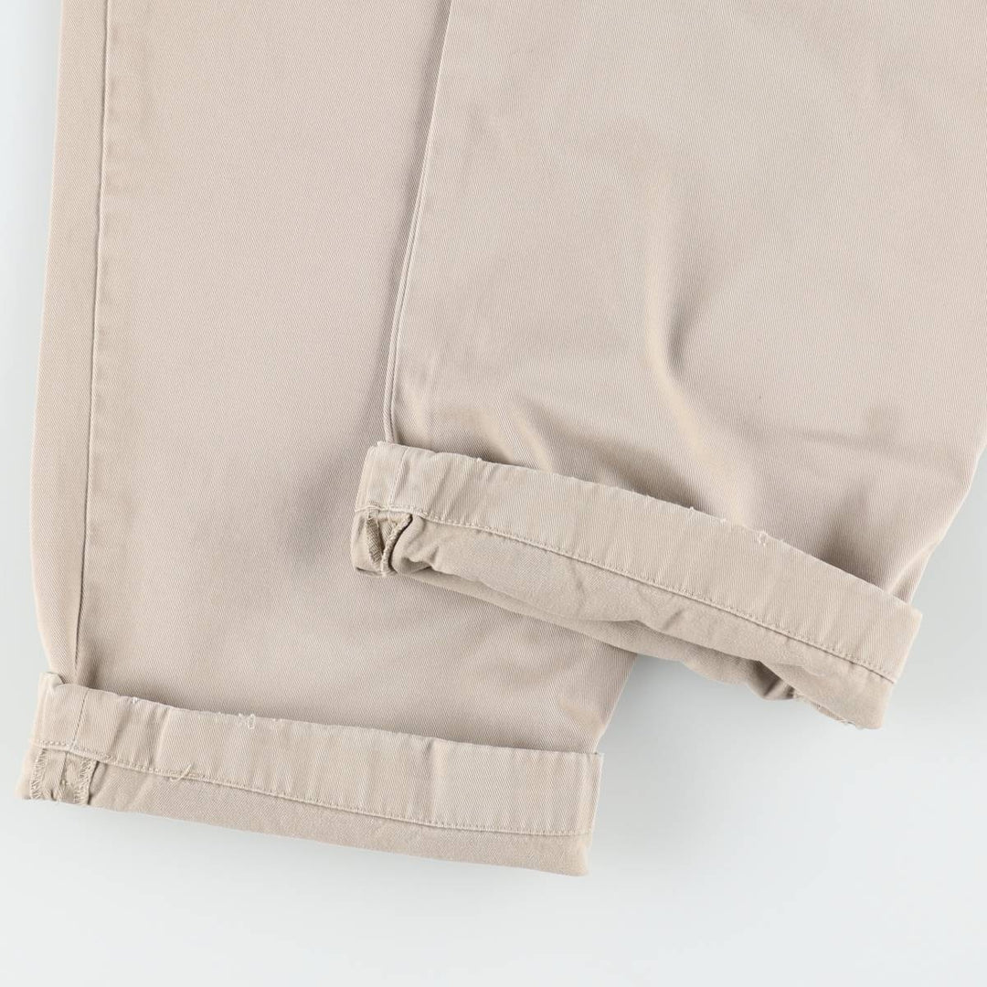 Ralph Lauren POLO by Ralph Lauren Two-pleat Chino Pants for Men, W36 cotton Beige type Vintage Second Hand